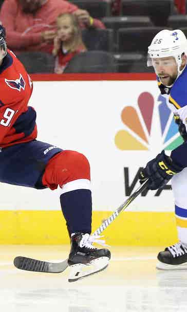 Blues struggle to slow Caps in 5-2 loss